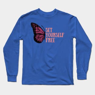 set yourself free butterfly 1 Long Sleeve T-Shirt